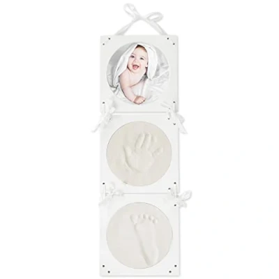 Afbeelding van Bieco voetafdrukset voor baby&#039;s, voetafdrukframe baby&#039;s en handen, afdrukset vorm afdruksets, handgieten, babyprint