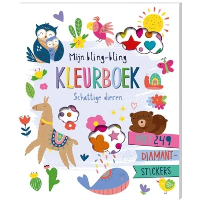 Afbeelding van Image books mijn bling kleurboek schattige dieren