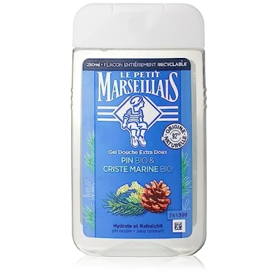 Image de Le Petit Marseillais Gel Douche Extra Doux Pin et Criste Marine 250 ml