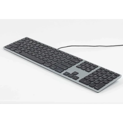 Afbeelding van Matias Bedraad toetsenbord / klavier AZERTY MacBook space grey FK318BFR