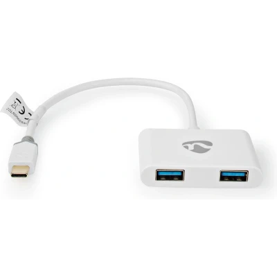 Afbeelding van Nedis USB Multi Port Adapter CCBW65960WT02 Wit