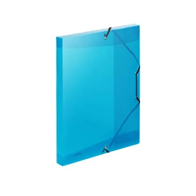 Afbeelding van Favorit Lumina, Conventionele hechtmap, A4, Polypropyleen (PP), Blauw, 2,5 cm, Elastische band