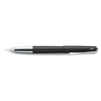 Afbeelding van Lamy Studio Black Vulpen Schrijfwijze: Fijn Kleur: Zwart De Vulpenwereld