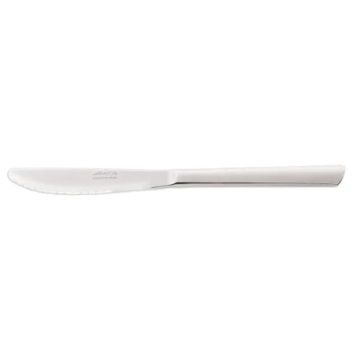 Afbeelding van Arcos Serie Toscana tafelmes, monoblock, van roestvrij staal, met microvertandde rand, 10,2 cm, zilverkleurig