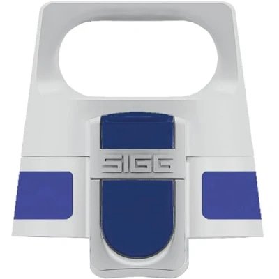 Afbeelding van SIGG WMB One Top Blue Reservedop voor drinkfles (één maat) met eenhandige lekvrije sluiting