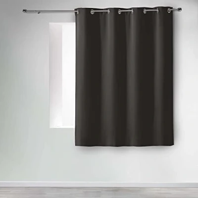 Afbeelding van Verduisteringsgordijn met ringen, 140 x 180 cm