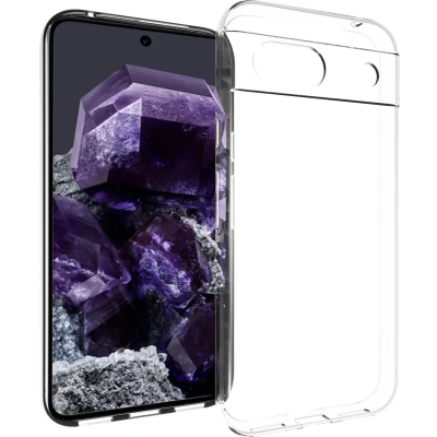 Afbeelding van Accezz Hoesje Geschikt voor Google Pixel 8a Siliconen Clear Backcover Transparant