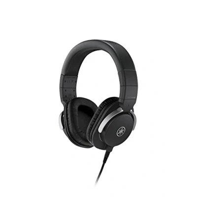 Afbeelding van Yamaha HPH MT8 Studio koptelefoon Opvouwbare high end met 3 m kabel (recht) en 1,2 gekrulde 6,3 mm standaard stereo adapterstekker zwart