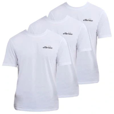 Afbeelding van Ellesse Azzini TEE 3 PACK Tshirt basic, Heren, Maat: 52, White