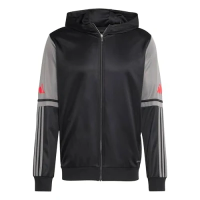 Afbeelding van adidas Homme SQUADRA25 HOODY, black/team grey four/pure ruby, 3XL