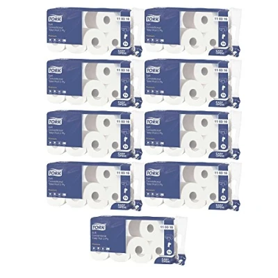 Afbeelding van Tork 110316 traditioneel toiletpapier 3 lgs wit premium, pak à 72 rol / 250 vel (110316)