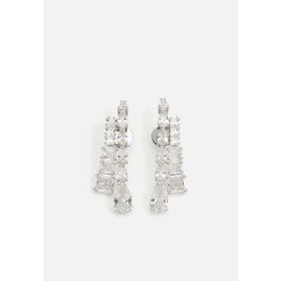 Afbeelding van Swarovski Matrix Oorbellen silvercoloured, Dames, Maat: One Size, Silver coloured