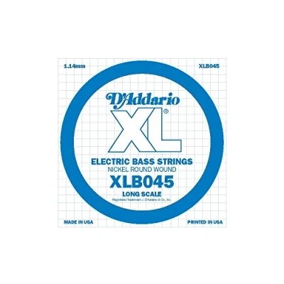 Afbeelding van D&#039;Addario XLB045 Enkele snaar bas XL nikkel omwonden basgitaarsnaar