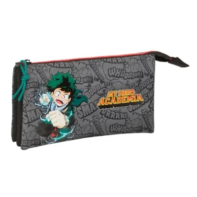 Afbeelding van Schoolpennenzak My Hero Academia Zwart 22 x 12 3 cm
