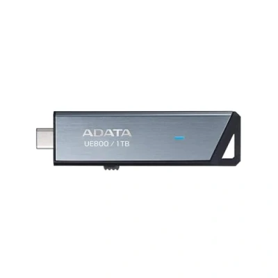 Afbeelding van Adata MEMORY DRIVE FLASH USB C 1TB/SILV AELI UE800 1T CSG (1000 GB, C), stick, Zilver