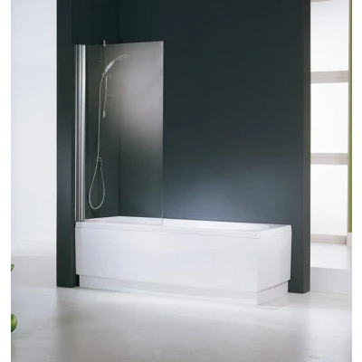 Afbeelding van Novellini Aurora 1 badklapwand delig, helder/matchroom 85b x
