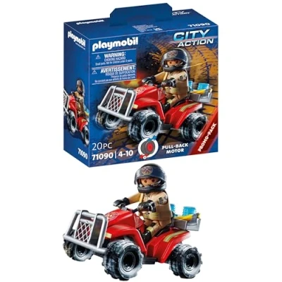 Afbeelding van Playmobile Playmobil City Action Brandweer Speed Quad