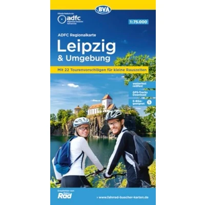 Afbeelding van Regionalkarte Leipzig &amp; env. cycling map