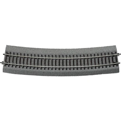 Afbeelding van H0 RocoLine (met ballastbed) 42528 Gebogen rails 6 stuk(s)