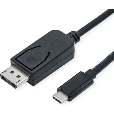 Afbeelding van ROLINE USB type C DisplayPort adapterkabel, v1.4, M/M, 3 m