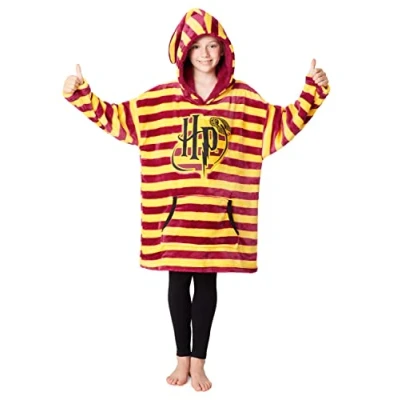 Afbeelding van Harry Potter Sweatshirt met capuchon voor kinderen, oversized, tieners, meisjes, jongens, Rood