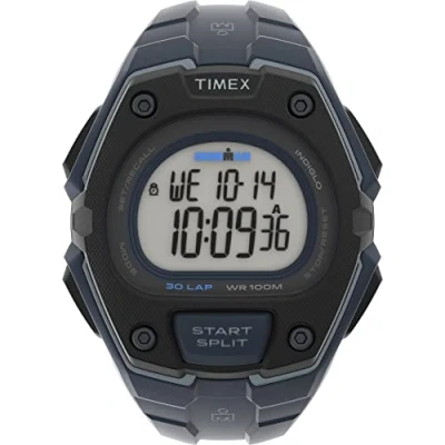 Afbeelding van Polshorloge Heren Timex, Blauw/Grijs, chronograaf