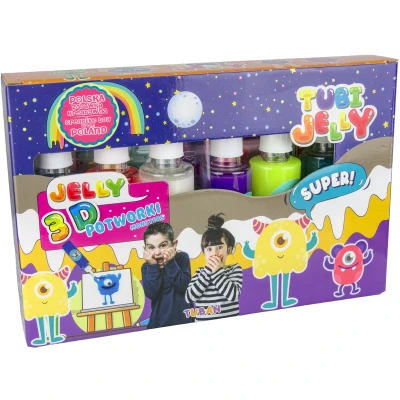 Afbeelding van Zestaw Tubi Jelly 6 kolorow Potworki