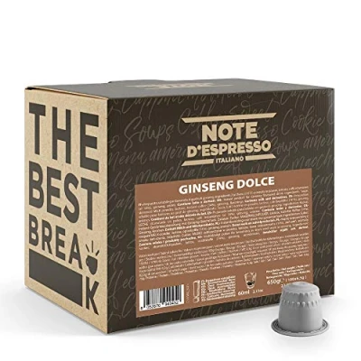 Afbeelding van Note d&#039;Espresso Sweet Ginseng capsules uitsluitend compatibel met NESPRESSO* 100 x 6,5 g