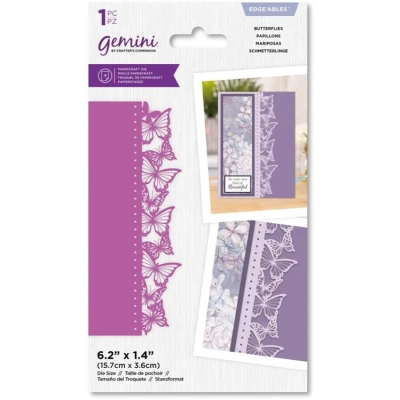 Afbeelding van Gemini Edge&#039;able snijmal Timeless Borders Butterflies