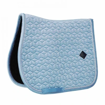 Afbeelding van Kentucky Zadeldekje Velvet Springen Light Blue Full Agradi.be