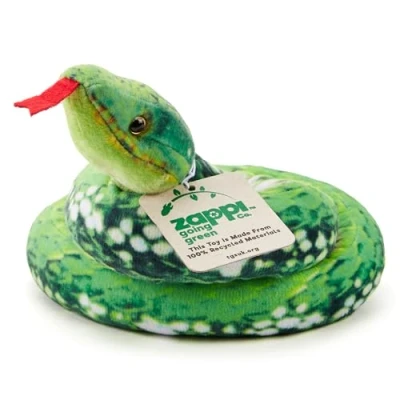 Afbeelding van Zappi Co 100% gerecycled pluche speelgoed, gerecycled, zacht, milieuvriendelijk, groen, voor pasgeborenen