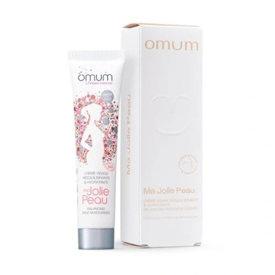 Afbeelding van Omum Ma Jolie Huid, hydraterende en balancerende gezichtscrème, zwangerschap na de zwangerschap, biologisch, 40 ml