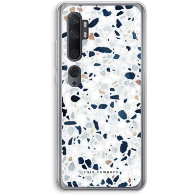 Afbeelding van Case Company® hoesje geschikt voor Xiaomi Mi Note 10 Pro Terrazzo N1 Soft Cover Telefoonhoesje Bescherming aan alle Kanten en Schermrand