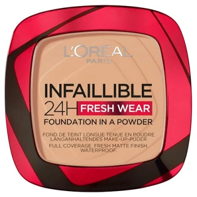 Image de L&#039;Oréal Paris Infaillible 24H Fresh Wear Foundation In A Powder 245 Miel Fond de teint et poudre en un seul produit