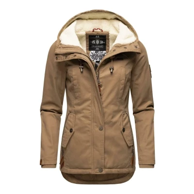 Afbeelding van Marikoo Bikoo Winterjas, Dames, Maat: Small, Taupe