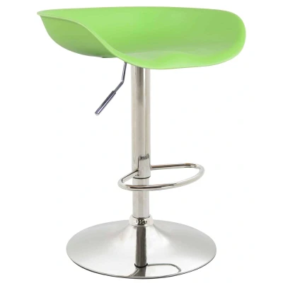 Afbeelding van Barkruk Namsos Kunststof Chrome frame Groen