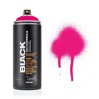 Afbeelding van Montana Black Pocket Can Spuitbus, 150 ml, verschillende kleuren, 400 infra pink