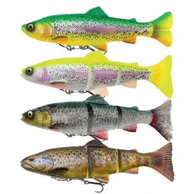 Afbeelding van Savage Gear 4D Line Thru Trout Green Silver SS 20cm (93g) Swimbait