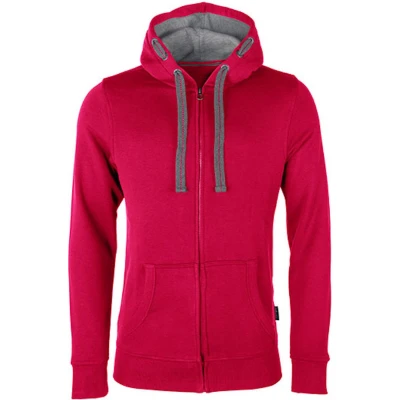 Afbeelding van HRM Men ́s Hooded Jacket HRM701 Raspberry