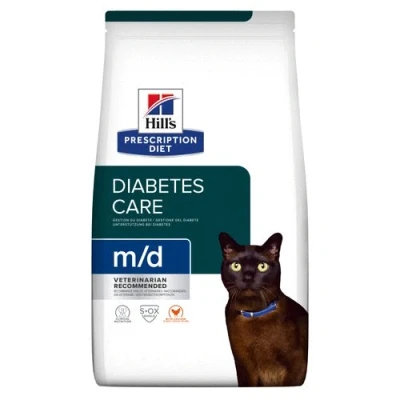 Afbeelding van Hill&#039;s Prescription Diet M/D Diabetes/Weight Management Zak Kattenvoer Kip 3 kg
