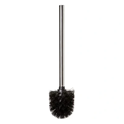 Afbeelding van Tatay 4438901 Toiletborstelgreep roestvrij staal zwarte borstel stalen handgreep gemaakt in Spanje BPA vrij Afmetingen 8 x 35 cm