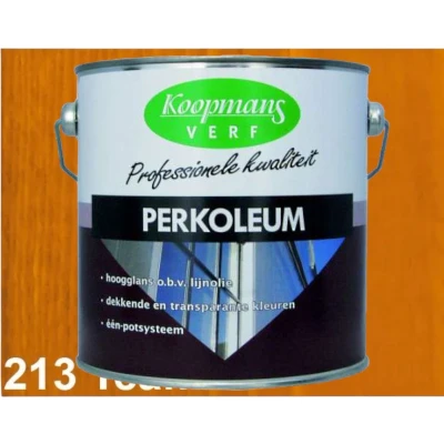 Afbeelding van Koopmans Perkoleum Teak Hoogglans Transparant 2.5L kleur Beits