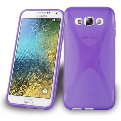 Afbeelding van Cadorabo Hoesje geschikt voor Samsung Galaxy E5 in LILA VIOLET Beschermhoes gemaakt van flexibel TPU silicone Case Cover