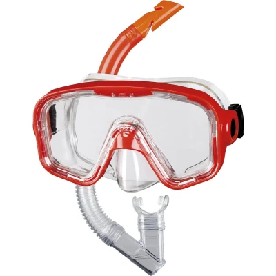 Afbeelding van BECO kinder snorkelsetje Bahia 12+ rood