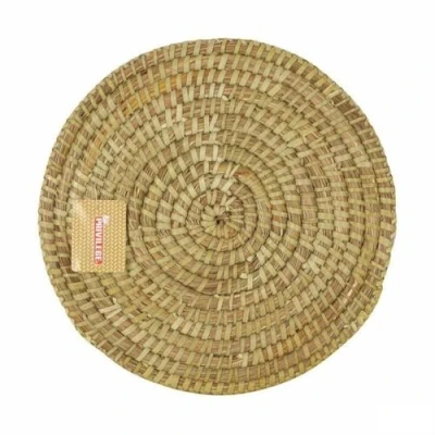 Afbeelding van Placemat Privilege Korne Bruin vlechtwerk Ø 30 cm (18 Stuks)