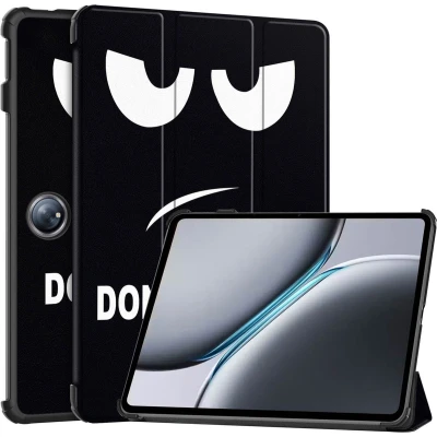 Afbeelding van imoshion Tablet Hoes Geschikt voor OnePlus Pad 2 Design Trifold Bookcase Don&#039;t touch