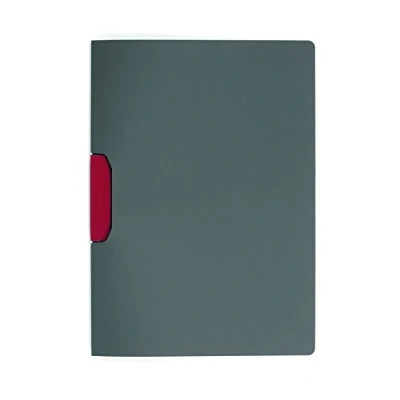 Afbeelding van Durable Duraswing Color 230403 klemmap voor 30 DIN A4 vellen, 5 stuks, antraciet met rode klem