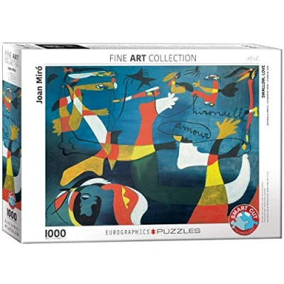 Afbeelding van Eurographics JOAN MIRO Hirondelle Amour Puzzel voor kinderen, Maat: One Size, Multicoloured