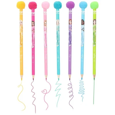 Afbeelding van TOPModel Pompon Kleurpotloden (7 Stuks)