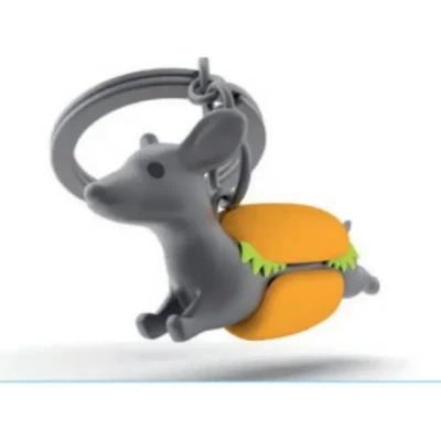Afbeelding van Metalmorphose Sleutelhanger Dachshund Hotdog